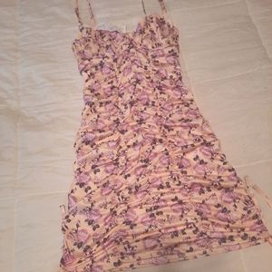 Yellow floral sleeping dress